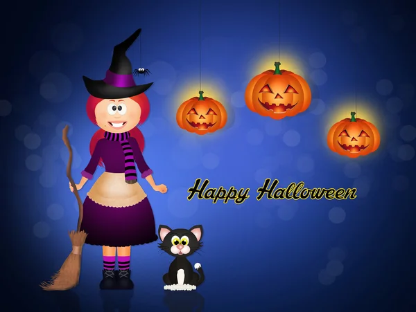 Happy Halloween night — Stock Photo, Image