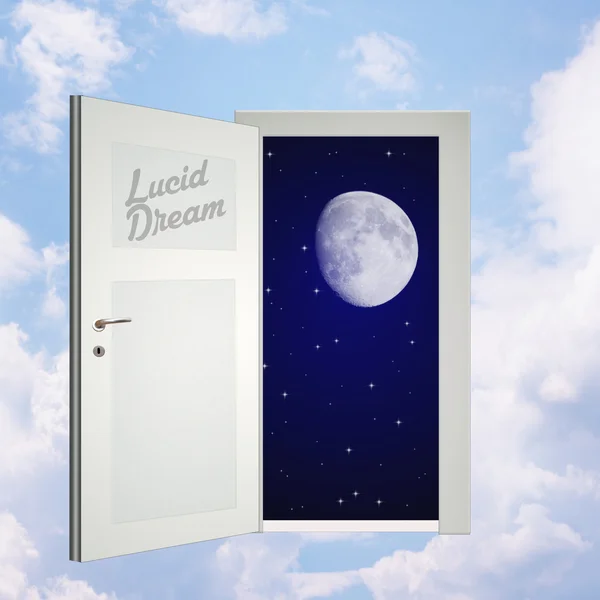 Lucid dream door — Stock Photo, Image