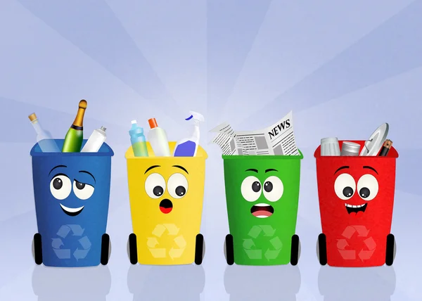 Cajas para reciclar —  Fotos de Stock