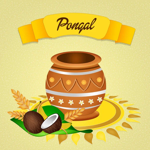 Mutlu pongal nesneleri — Stok fotoğraf