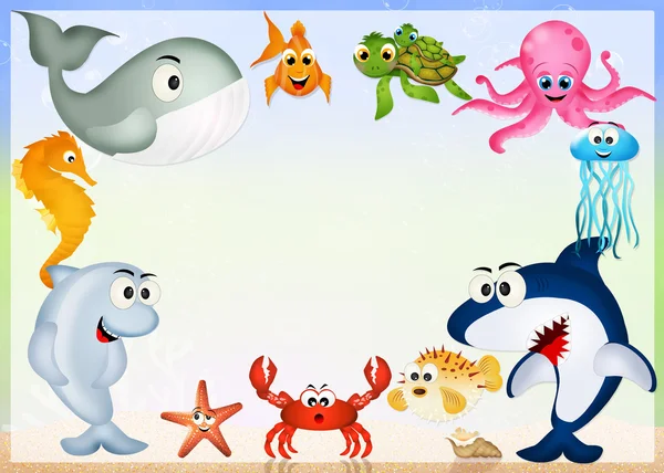 Sea animals in the ocean — Stock Photo, Image