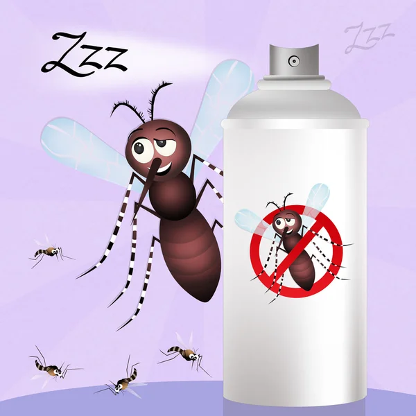 Mosquito sucks blood — Stock Photo, Image