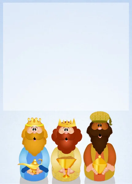 Funny Three wise men — Stock Photo, Image