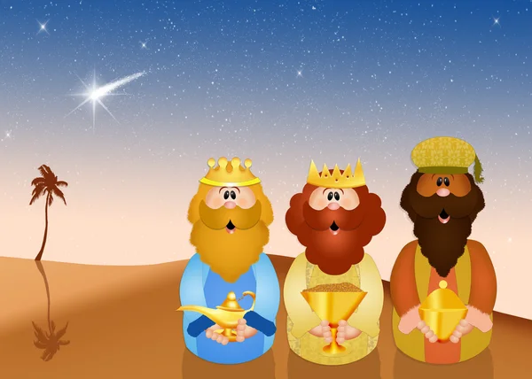 Three wise men — Stock Photo, Image