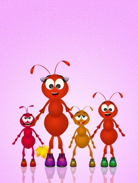 Смішні матері ant — стокове фото