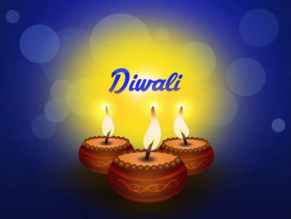 Illustration av Diwali — Stockfoto