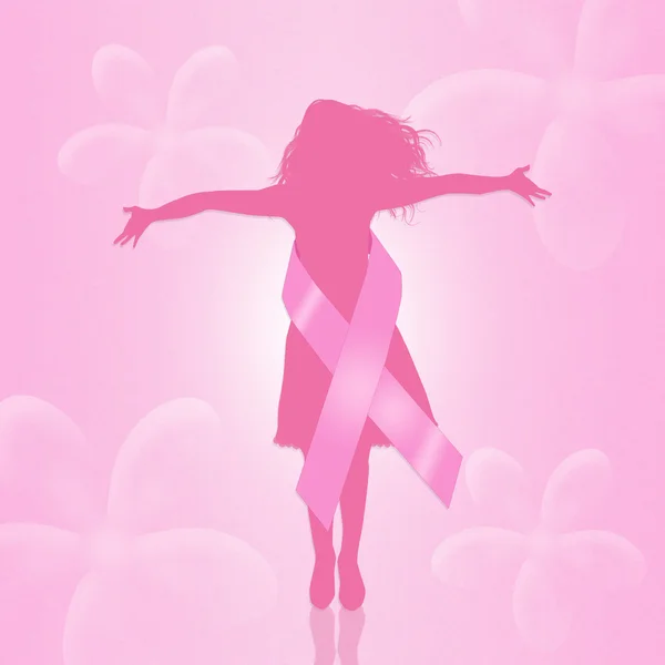 Breast Cancer ribbon — Stock Photo, Image