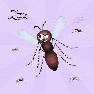 komik sivrisinek böcek