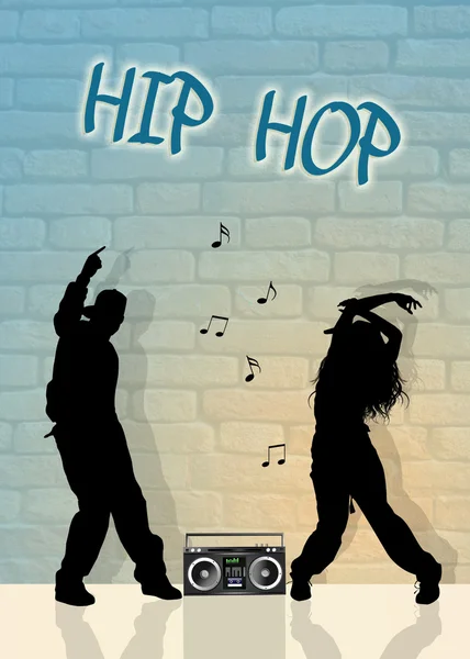 Hip hop dancers — Stock Photo, Image