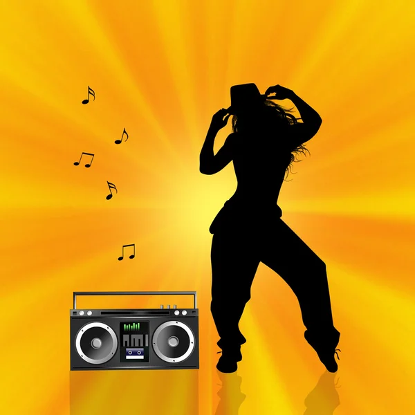 Hip hop dance — Stock Photo, Image