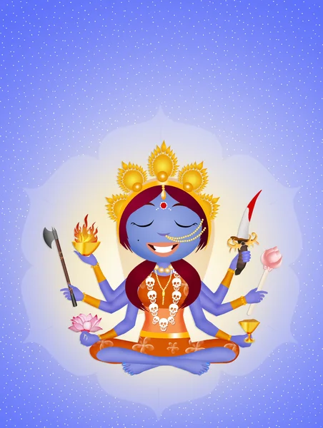 Illustration of Goddess Kali — Stock Photo, Image