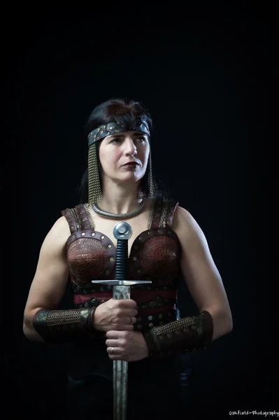 Female Warrior — Stock Photo, Image