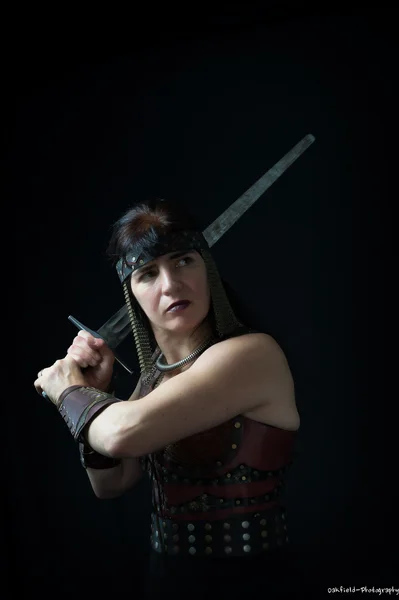 Kadın savaşçı — Stok fotoğraf