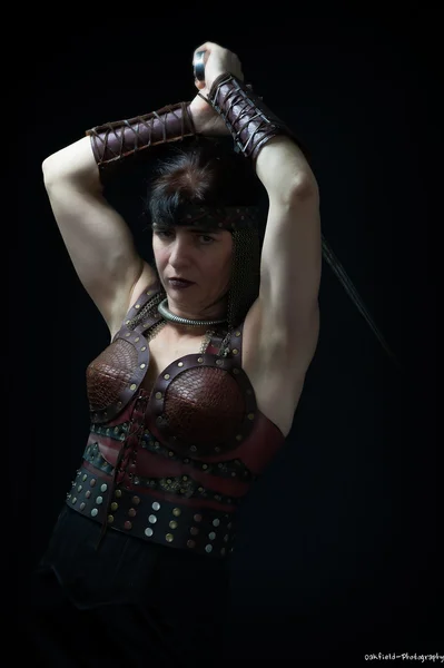 Female Warrior — Stock Photo, Image