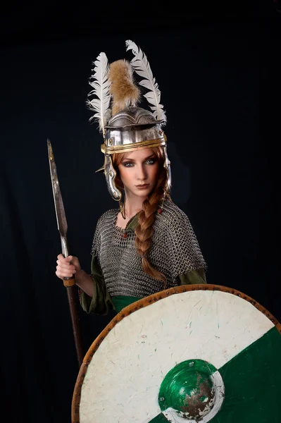 Female Warrior — Stock Photo, Image