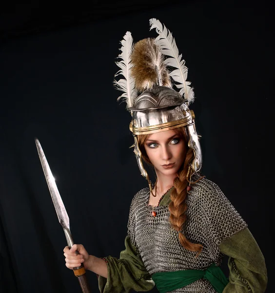 Female Warrior — Stock Photo, Image