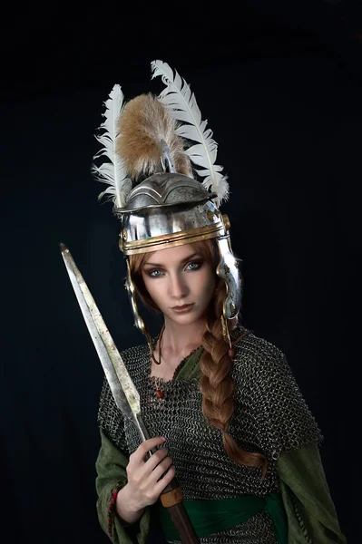Female Warrior — Stock Photo, Image