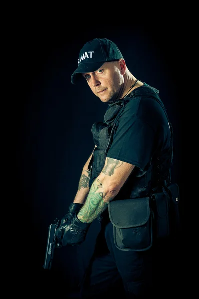 İngiliz silahlı polis — Stok fotoğraf