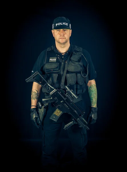 Britisch bewaffnete Polizei — Stockfoto