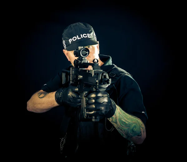 Britisch bewaffnete Polizei — Stockfoto