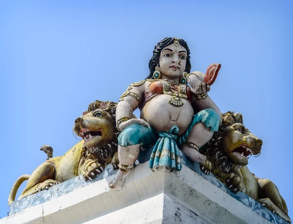 Detalj av indiska Kapaleeswarar temple — Stockfoto