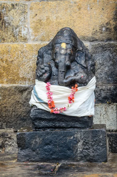 Statua Ganesh nel Tempio di Brihadishwarar — Foto Stock