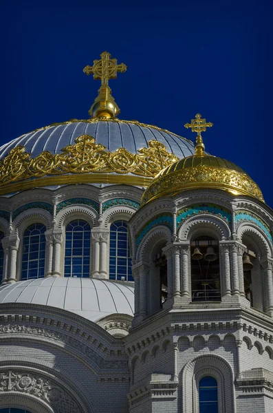 Kronstadt 'taki Aziz Niklas Katedrali. — Stok fotoğraf