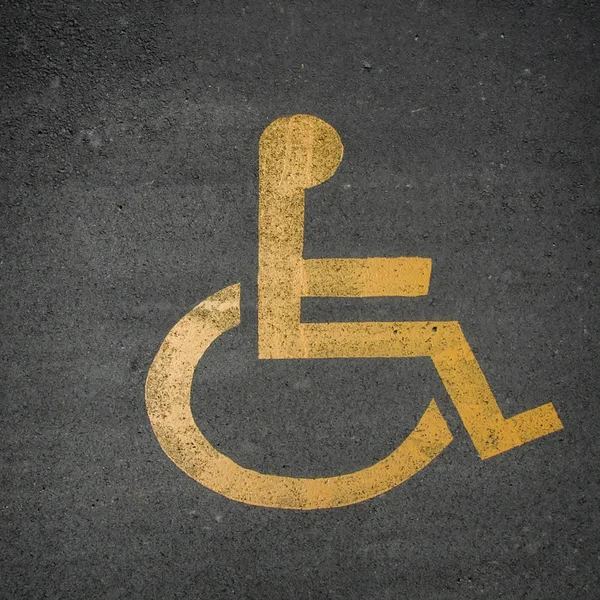 Disabled sign, could be used as a logo — Stock Photo, Image