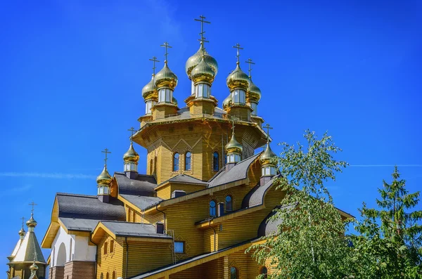 Chiesa russa in legno — Foto Stock