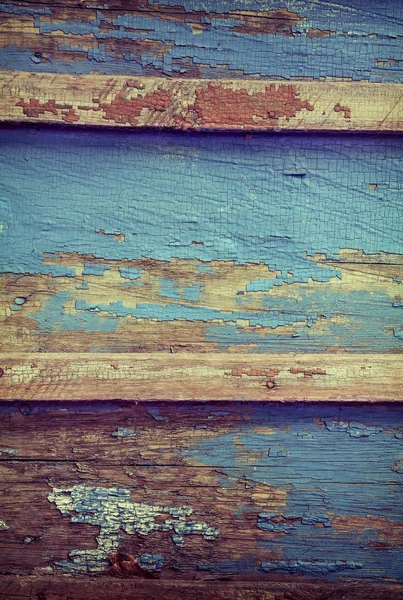 오래 된 나무 벽을 그린. — 스톡 사진