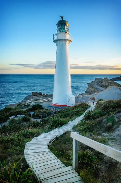 Castlepoint маяк — стокове фото