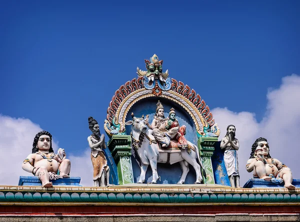 Detalj av indiska Kapaleeswarar temple — Stockfoto