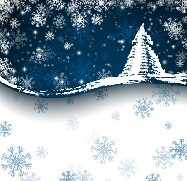 Fondo oscuro de Navidad . — Vector de stock