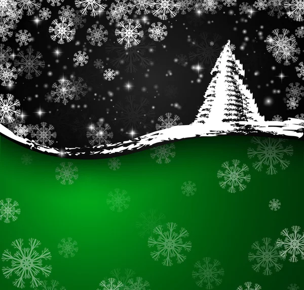 Fond sombre de Noël . — Image vectorielle