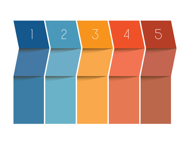 Шаблон графика для пяти текстовых областей
