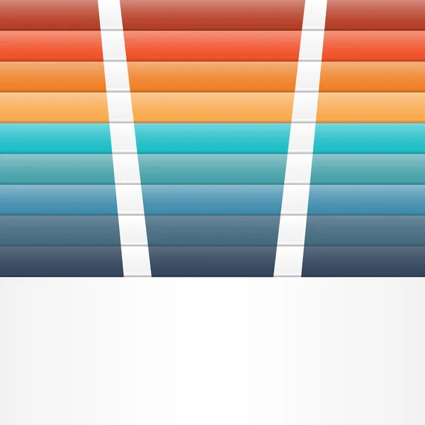 Farbstreifen Vorlage Infografik neun Position — Stockfoto