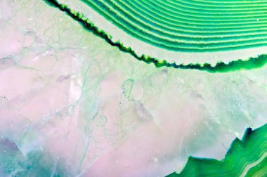 Agat. Doğal mineral. Kristal yapısı