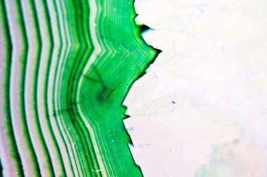 Agat. Doğal mineral. Kristal yapısı