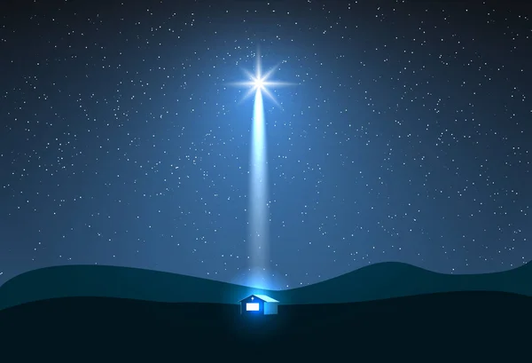 Star indicates the christmas of Jesus Christ. Birth of Jesus Christ.