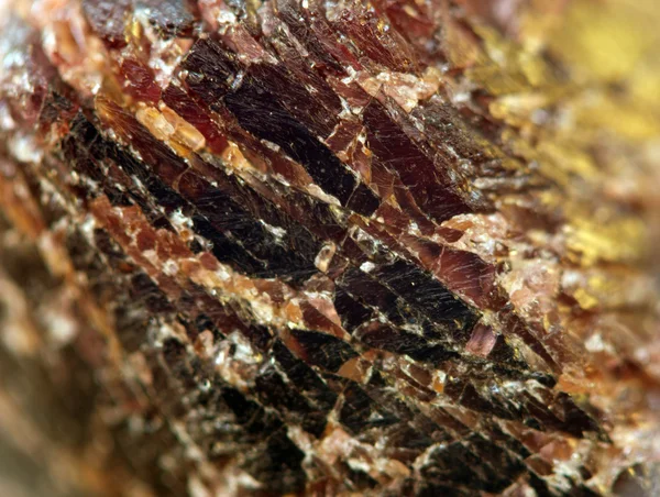 Abstrahieren fantastischen Hintergrund aus einem Granat Mineral — Stockfoto