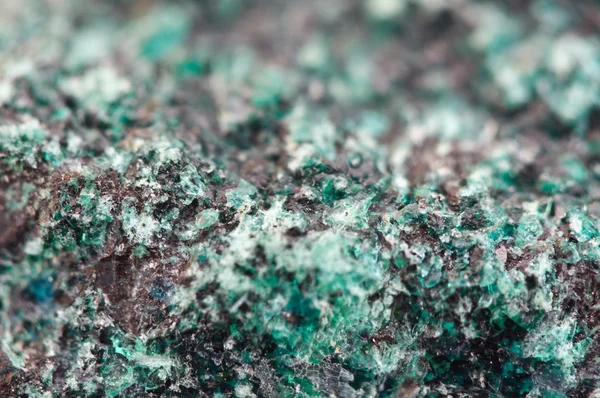 Chrysocolla is a hydrated copper cyclosilicate — Stock Photo, Image