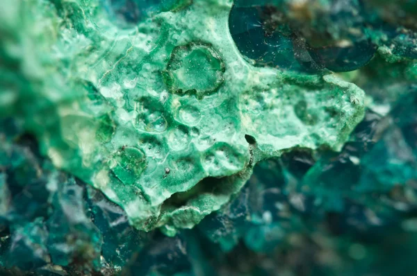 Chrysocolla is a hydrated copper cyclosilicate — Stock Photo, Image