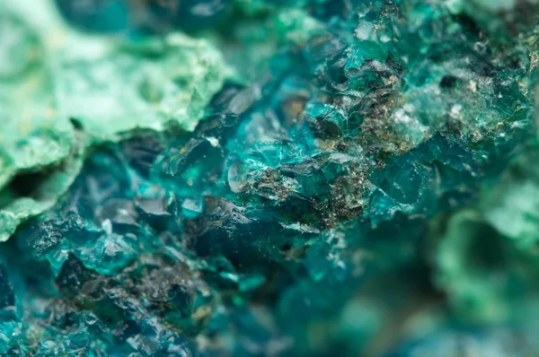 Chrysocolla è un ciclosilicato di rame idrato — Foto Stock