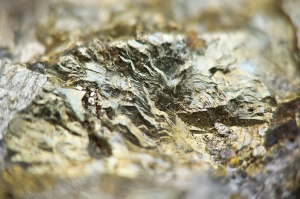 Pyrite de fer, est un sulfure de fer avec la formule chimique FeS2 — Photo