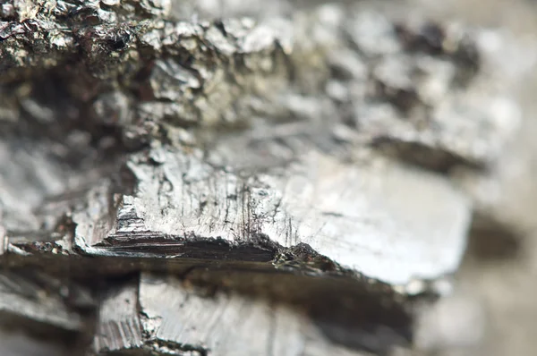 Pyrite de fer, est un sulfure de fer avec la formule chimique FeS2 — Photo