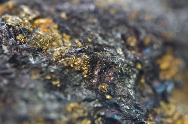 Chalcocite, copper(I) sulfid (Cu2s), je důležité měděné rudy — Stock fotografie