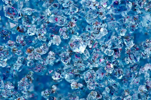 Background from blue crystals Macro — Stock Photo, Image