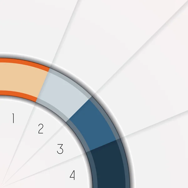 Infographic, 4 개의 위치에 텍스트 영역 서식 파일 — 스톡 사진