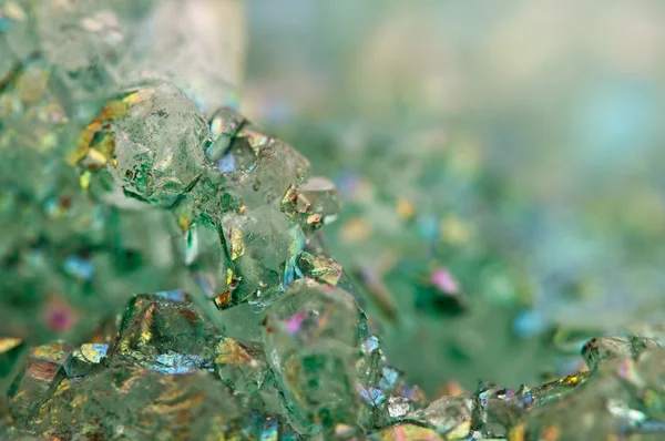 Crystals Agate SiO2 silicon dioxide. Macro — Stock Photo, Image