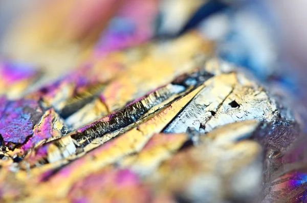 석 영 표면 매크로에 타이탄의 얇은 층 — 스톡 사진